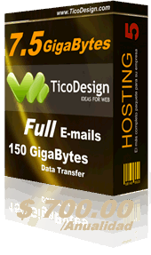 7.5 Web Hosting Costa Rica