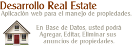 Dise&ntilde;o de Paginas web Real Estate