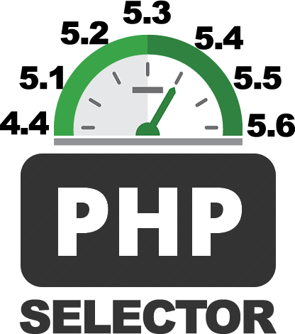 Selector de versión de PHP web hosting
