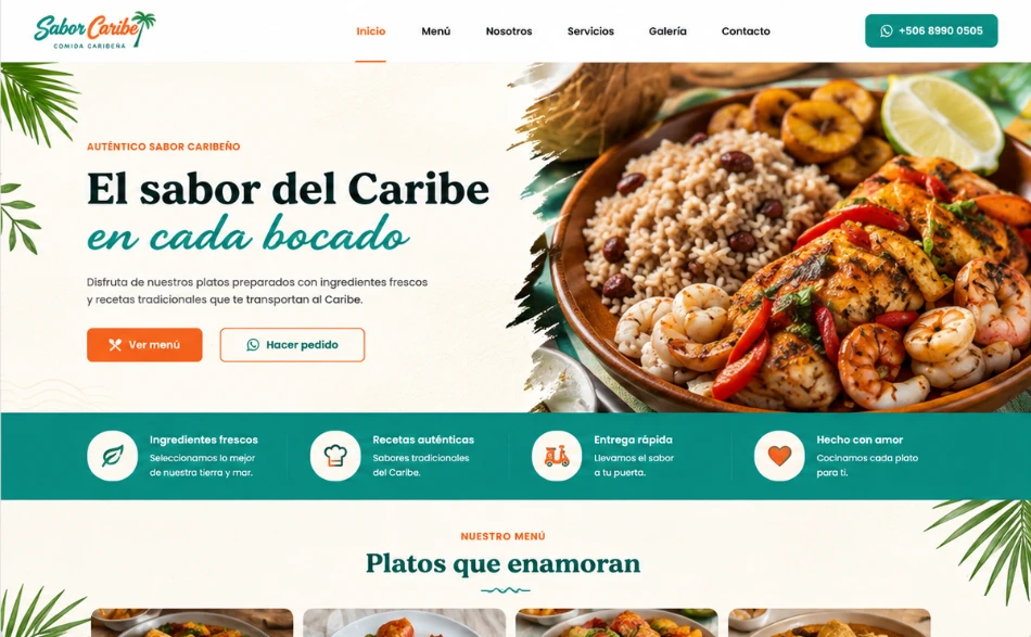 Diseño de sitio web profesional desarrollado por TicoDesign